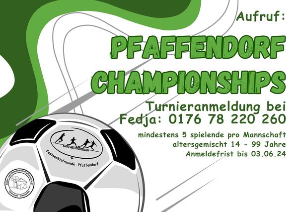 Aufruf Paffendorfer Championships