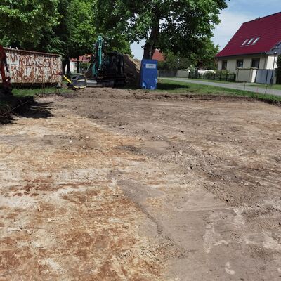 Bild vergr&ouml;&szlig;ern: 20240529 - Baubeginn Soccer Arena Glienicke