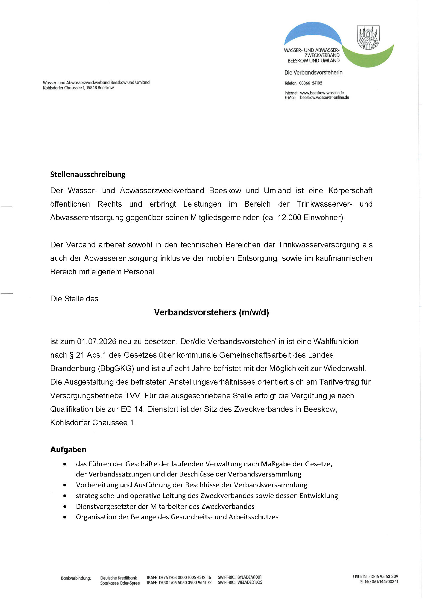 Bild vergr&ouml;&szlig;ern: Ausschreibung WAZV_Seite_1