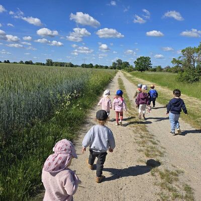 Bild vergr&ouml;&szlig;ern: Kita Buckow - Feldspaziergang