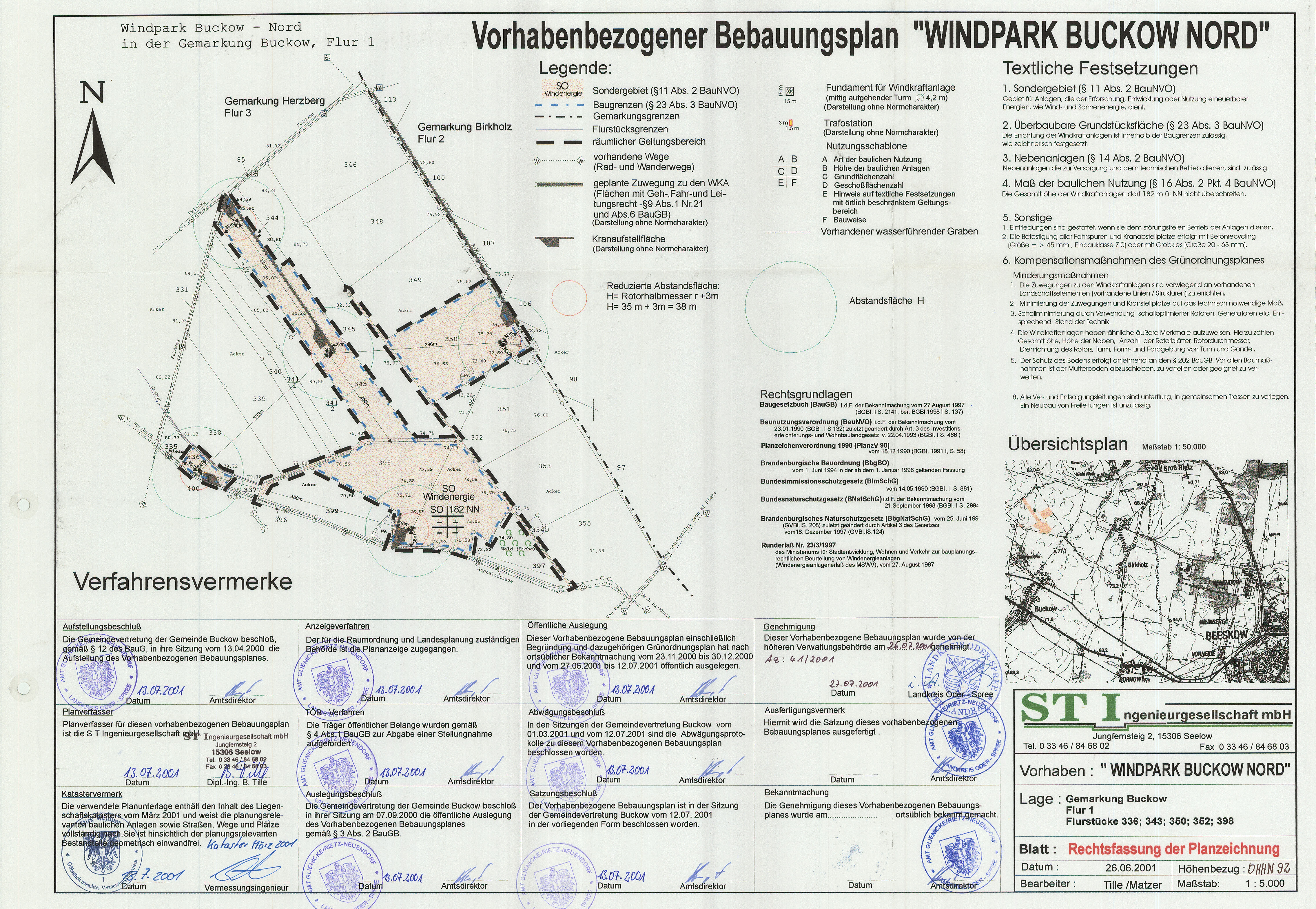 Bild vergr&ouml;&szlig;ern: 20010727 - Windpark Buckow Nord