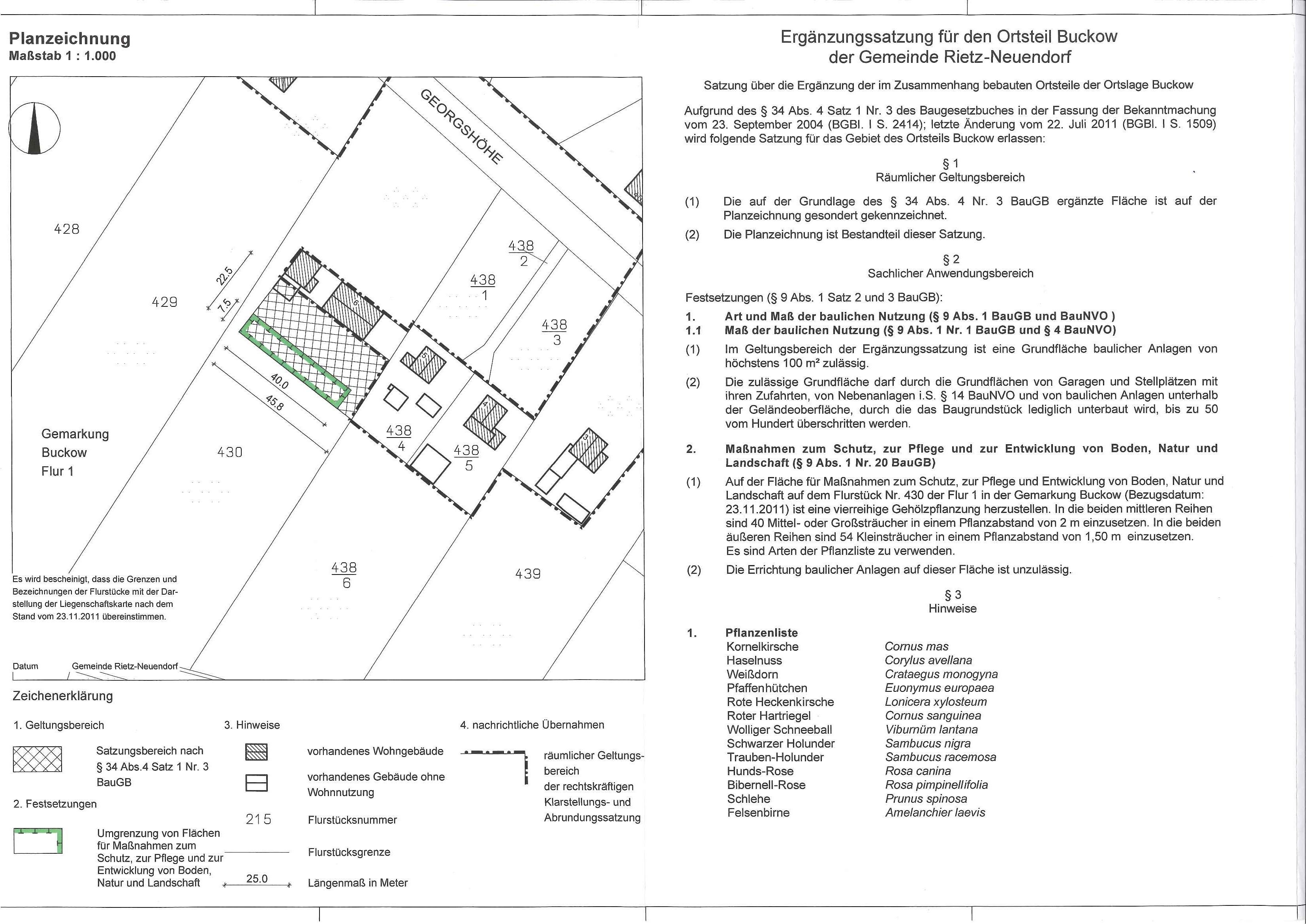 Bild vergr&ouml;&szlig;ern: 20140405 - Ergänzungssatzung Buckow_Seite_1