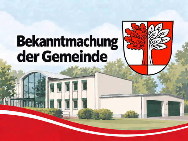 Bekanntmachung der Gemeinde